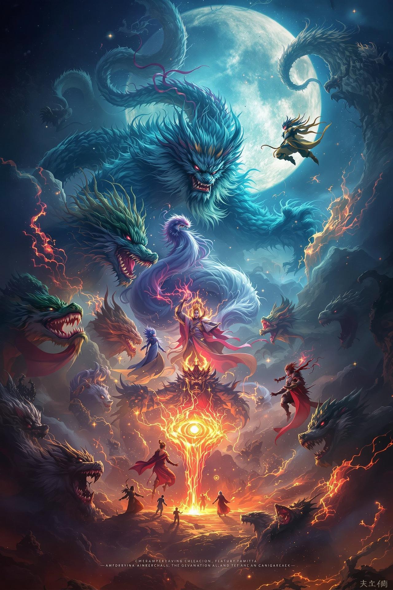封神第一部：朝歌风云(2023) 神话影视海报 - 导演乌尔善 - 猫咪视频